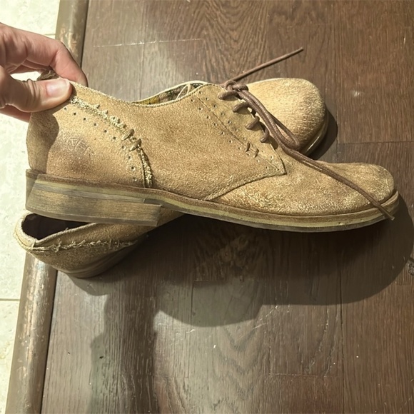 Bunker leather shoes - real leather size USA 10 - Picture 2 of 7